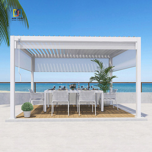 Electric Roof Pergola Part Pavilion Gazebo 3x4 For Swimming Pool