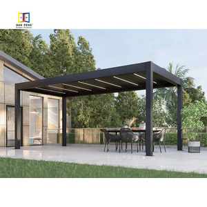 Metal Louver Price Electric Waterproof Pergola Garden Gazebos