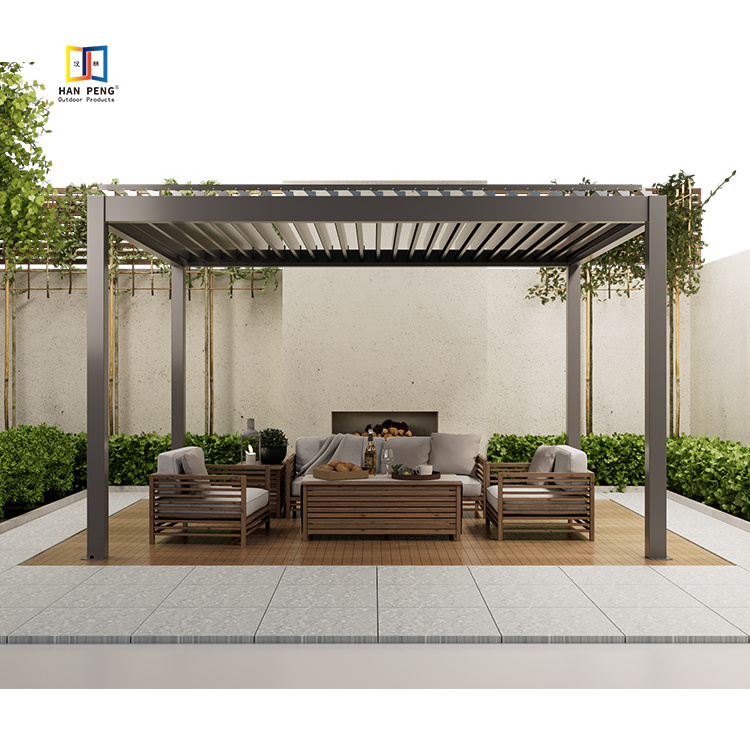 Ce Certification Ip67 Waterproof Rating Aluminum Pergolas And Gazebos Outdoor