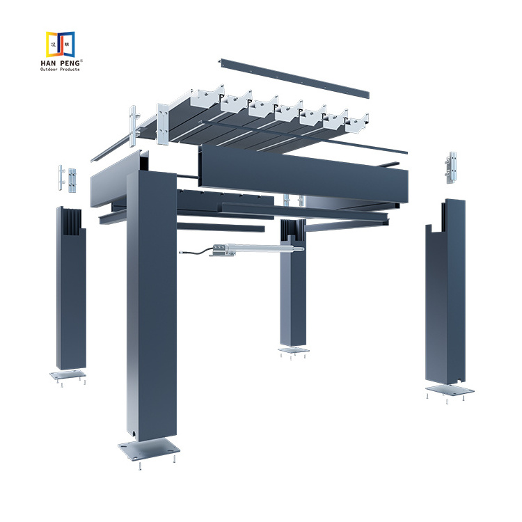 Ce Certification Ip67 Waterproof Rating Aluminum Pergolas And Gazebos Outdoor