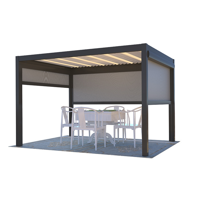 Louvered Pergola Aluminum Motorized Aluminum Pergola Manual Roof