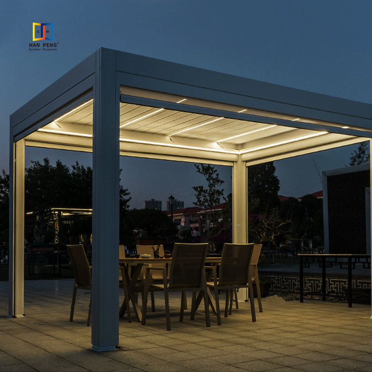 Louvered Pergola Aluminum Motorized Aluminum Pergola Manual Roof