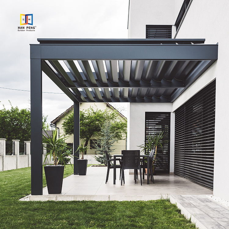 Louvered Pergola Aluminum Motorized Aluminum Pergola Manual Roof