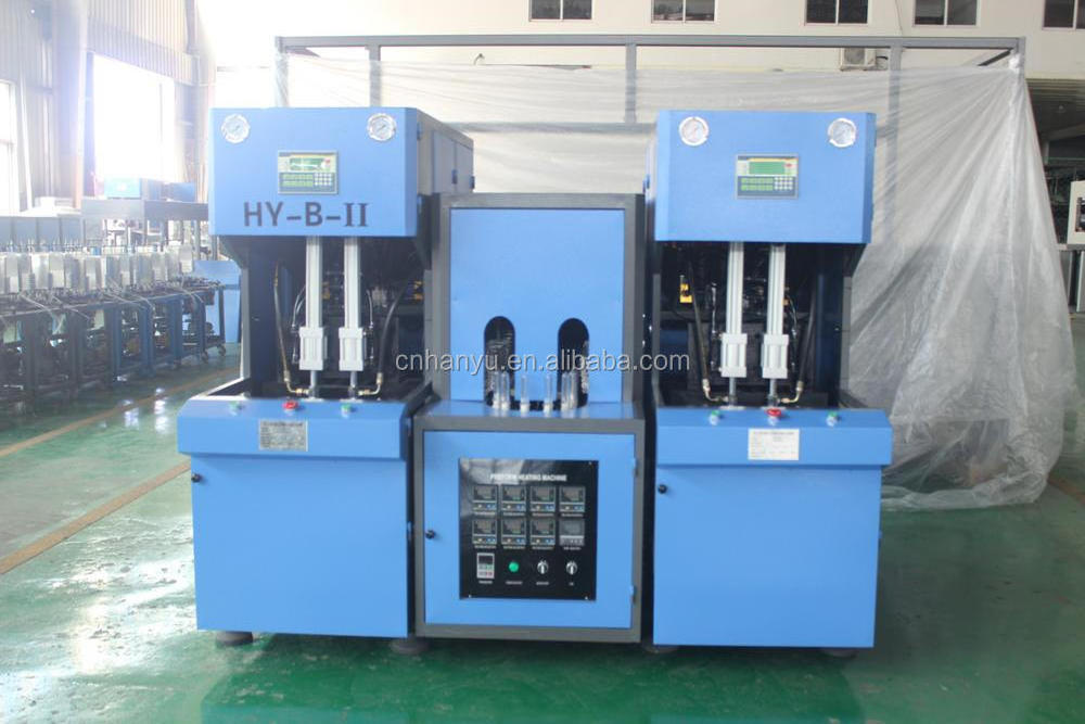 Bottle Making Blowing Pet Blow Machine Price/bottle Blower Semi Automatic PET Plastic 2 Cavities 30 Manufacturing Plant Provided