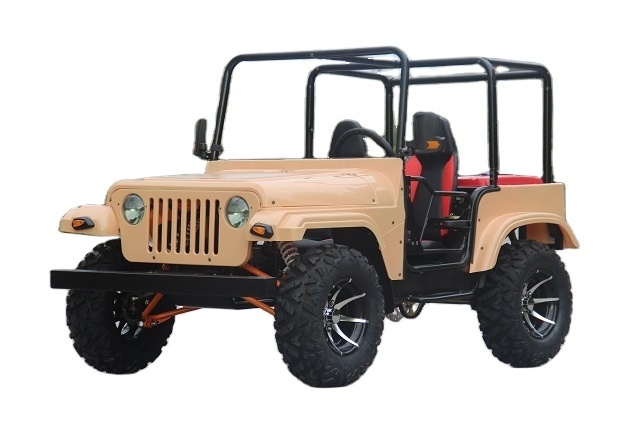 2023 New type hot sale  200cc 4 Seats atv utv mini willys jeep for desert and mountain