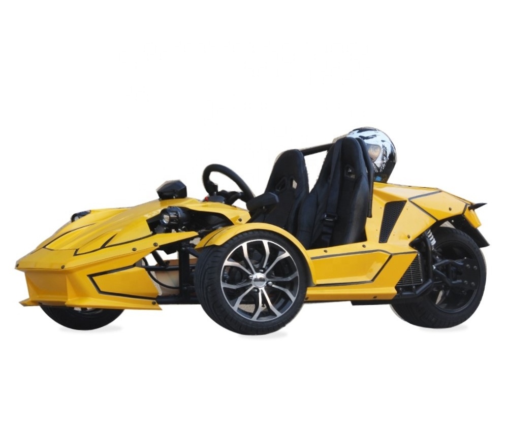 Adult three-wheeled gas motorcycle 350CC Zhenhua ZTR tricycle convertible sports car