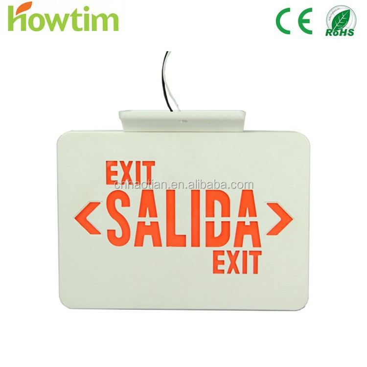 The high quality SMD2835 emergency led light Combo self luminous exit signs