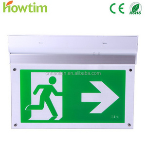 Explosion proof emergency lighting combo exit sigh light for hospital,school,supermarkets