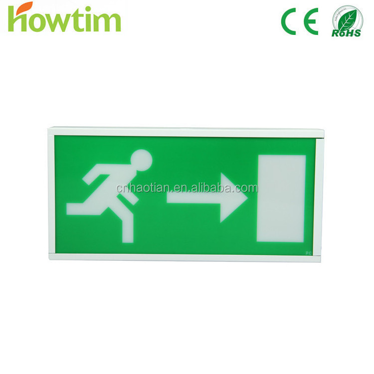 Factory Good Explosion proof led emergency lamp illuminated exit signs light with 3 hours emergency