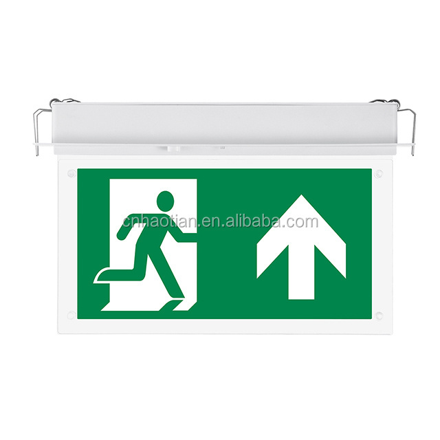 Recessed led light exit sign emergency light