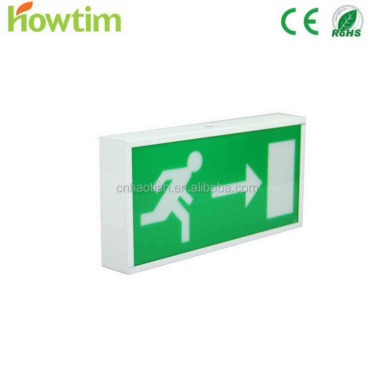 Factory Good Explosion proof led emergency lamp illuminated exit signs light with 3 hours emergency