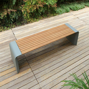 Factory wholesale Outdoor Garden Teak Wooden Slats Park Bench for Sale