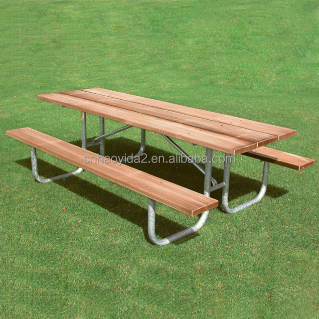 Factory Outlet Outdoor Table Modern Furniture Park Picnic Table Garden Patio Bench