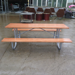 Factory Outlet Outdoor Table Modern Furniture Park Picnic Table Garden Patio Bench