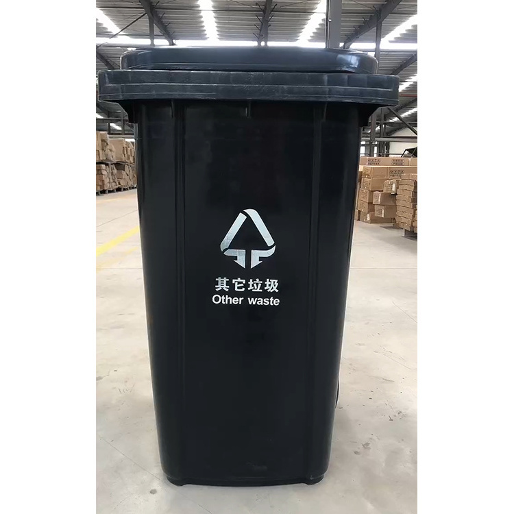 Wheelie Container 120L 240L Garbage Bin With Wheels Plastic Dust Bin