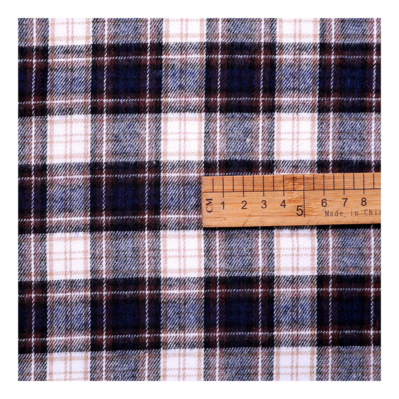 Woven checked plaid fabric turkey shirts sleepwear yarn dyed 65% polyester 35% cotton flannel shirt fabric for uniform workwear