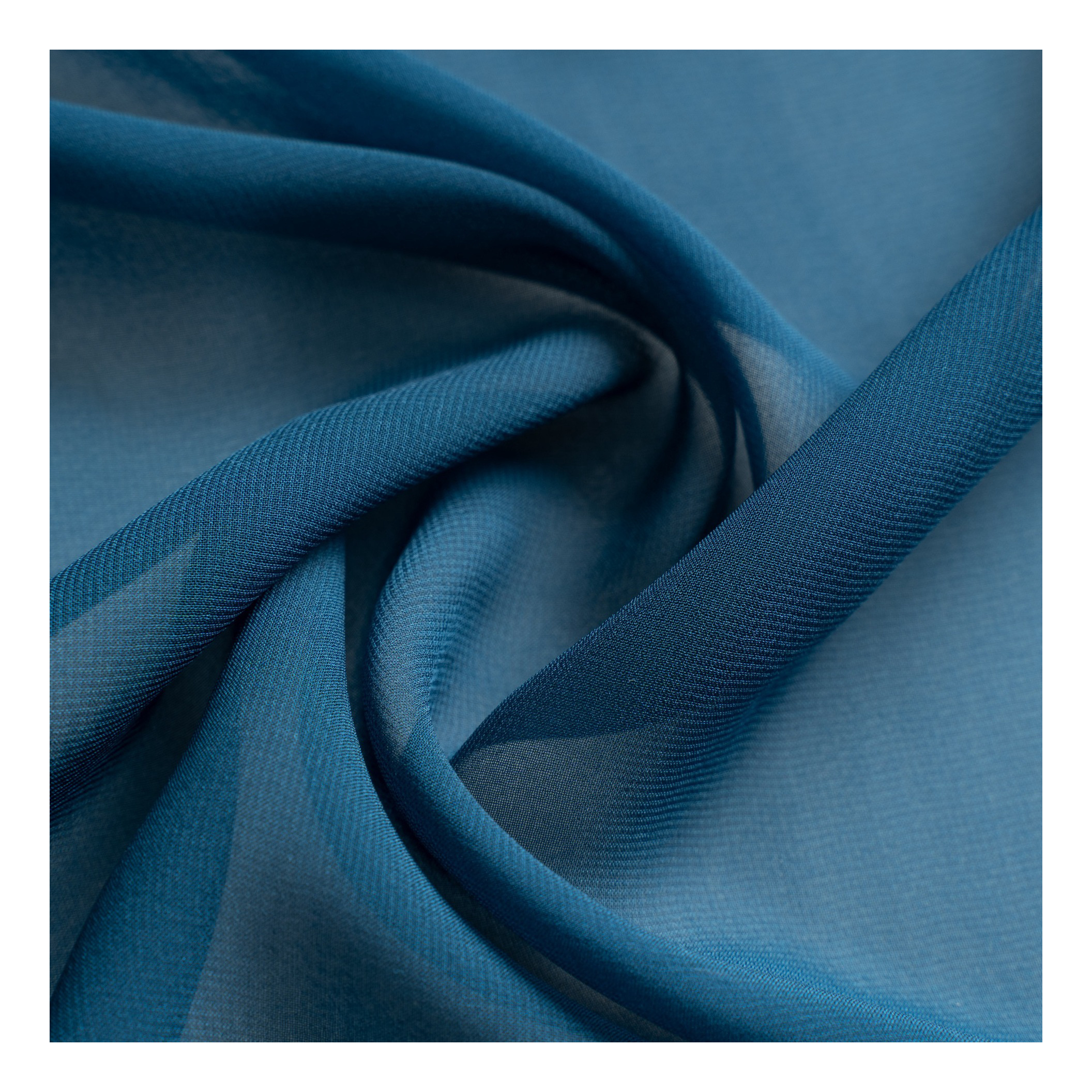 high stretch soft drooping polyester fabrics for dresses chiffon pleat chiffon crepe recycled chiffon fabric