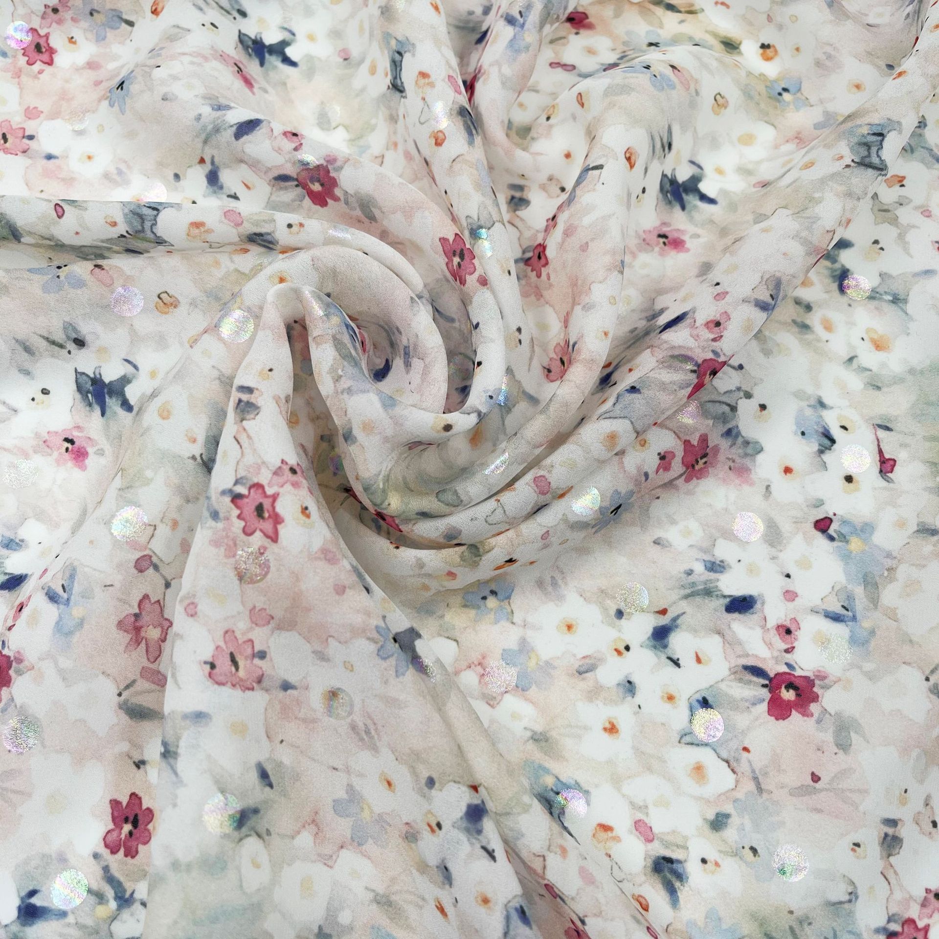 custom 100% polyester floral chiffon printed fabric design shifon fabric pure chiffon