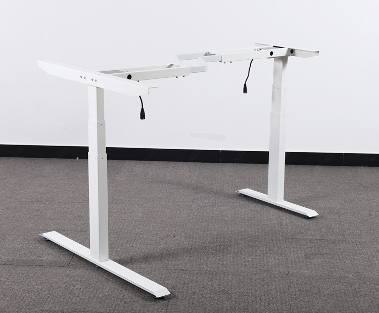 Chinese Factory 2020 Latest Modern Office Furniture Height Adjustable Dual Motor Electric Sit Stand Computer Desk