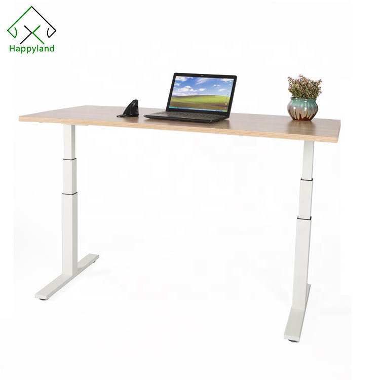 China Factory Electric Office Standing Computer Desk Frame Ergonomic Height Adjustable Children Study Table Desk and Chair