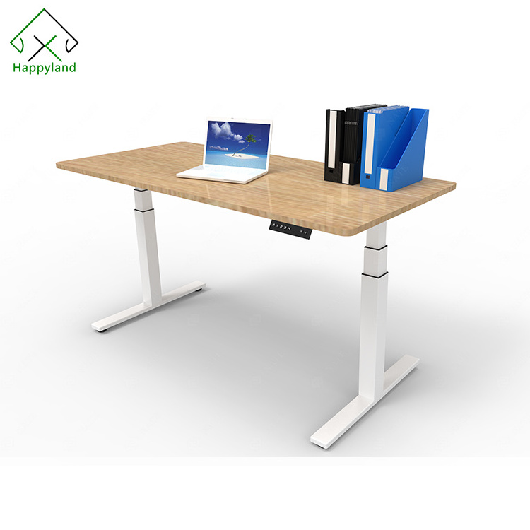 China Factory Electric Office Standing Computer Desk Frame Ergonomic Height Adjustable Children Study Table Desk and Chair