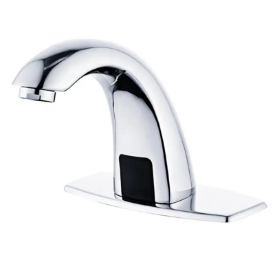 Hands Free Infrared Water Tap Inductive Basin Faucet Automatic Sink Mixer Tap Brass Deck Mount Bathroom Touchless Sensor Faucet