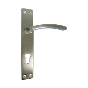 aluminum steel door lock handles swing glass door lock set with cylinder and handle front door handle