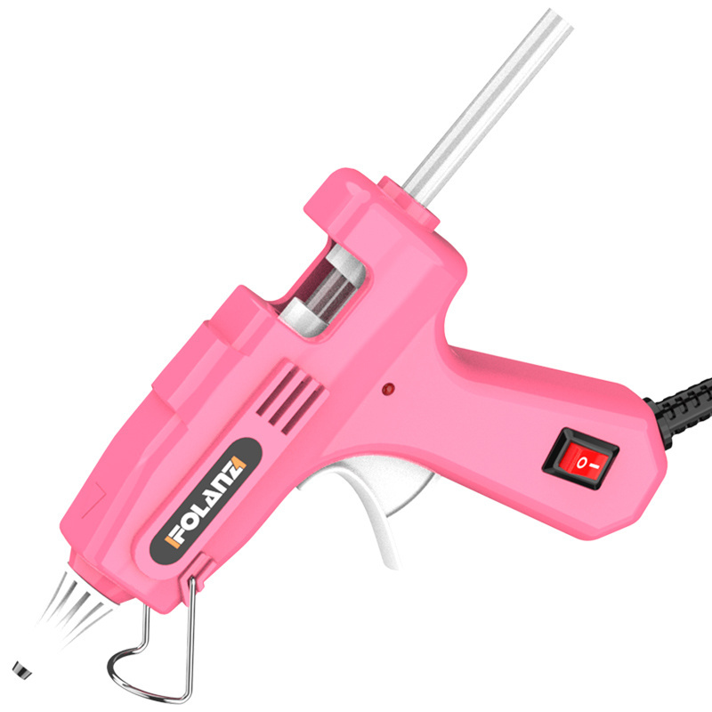 Factory direct wholesale 20W-80W Power Heat mini hot glue gun with glue sticks Electric Heat