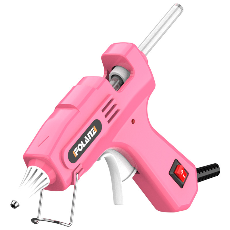 Factory direct wholesale 20W-80W Power Heat mini hot glue gun with glue sticks Electric Heat