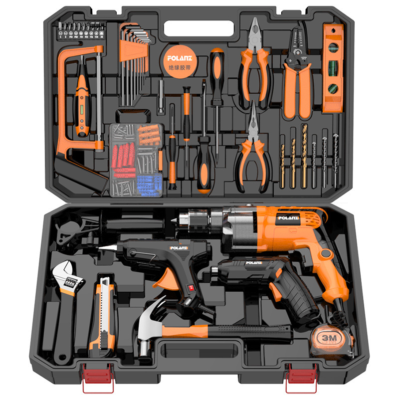 Proper Price tools set box for household hardware tool drilling drills set electric tools kit