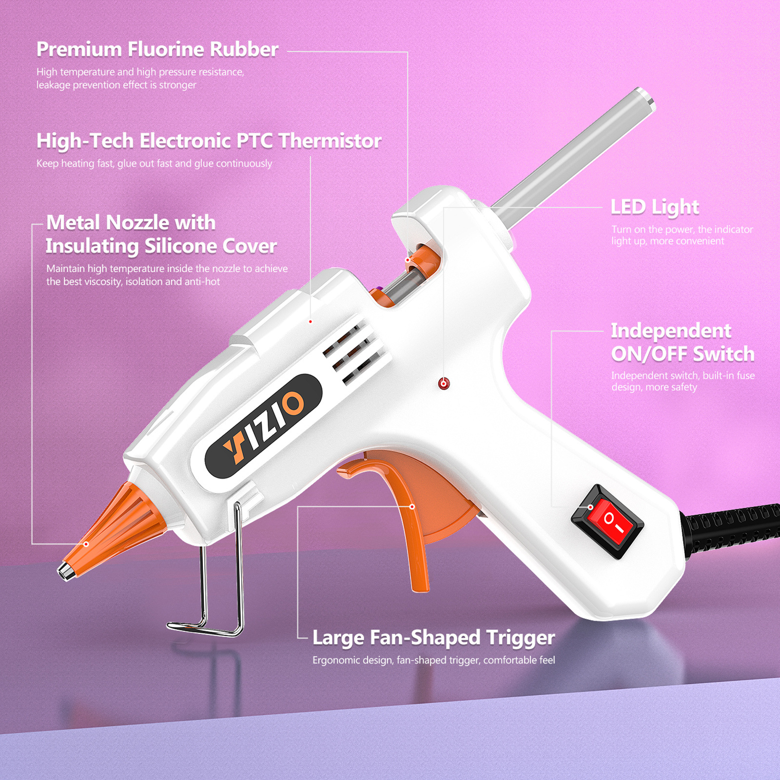 20W/40W hot melt adhesive gun for handcrafs DIY factory supply glue gun repair tool hot glue