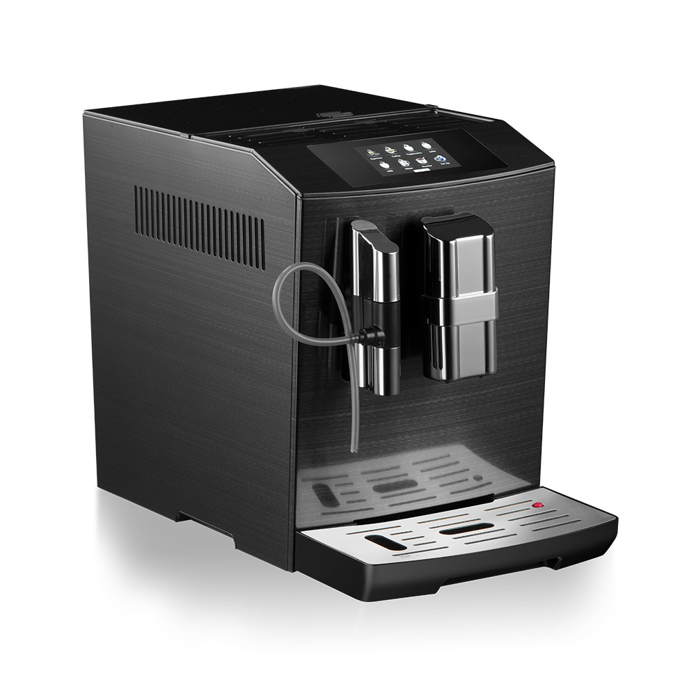 19 Bar ULKA fully automatic bean to cup espresso cappuccino housing home screen touch coffee maker machine