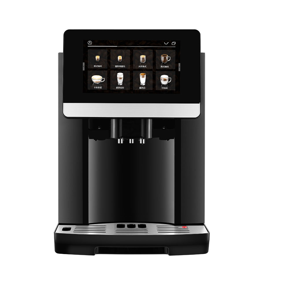 20 Beverages 7 inch display bean to cup one touch cappuccino latte milk foam espresso maker automatic coffee machine