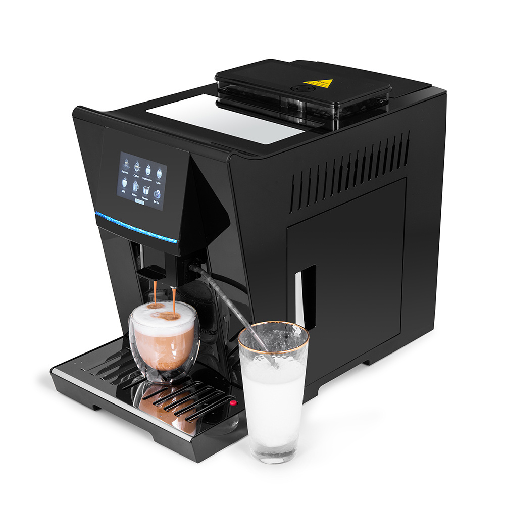 Professional Factory Household Commercial Touch Screen Latte Cappuccino Espresso Fully Automatic Coffee Machine