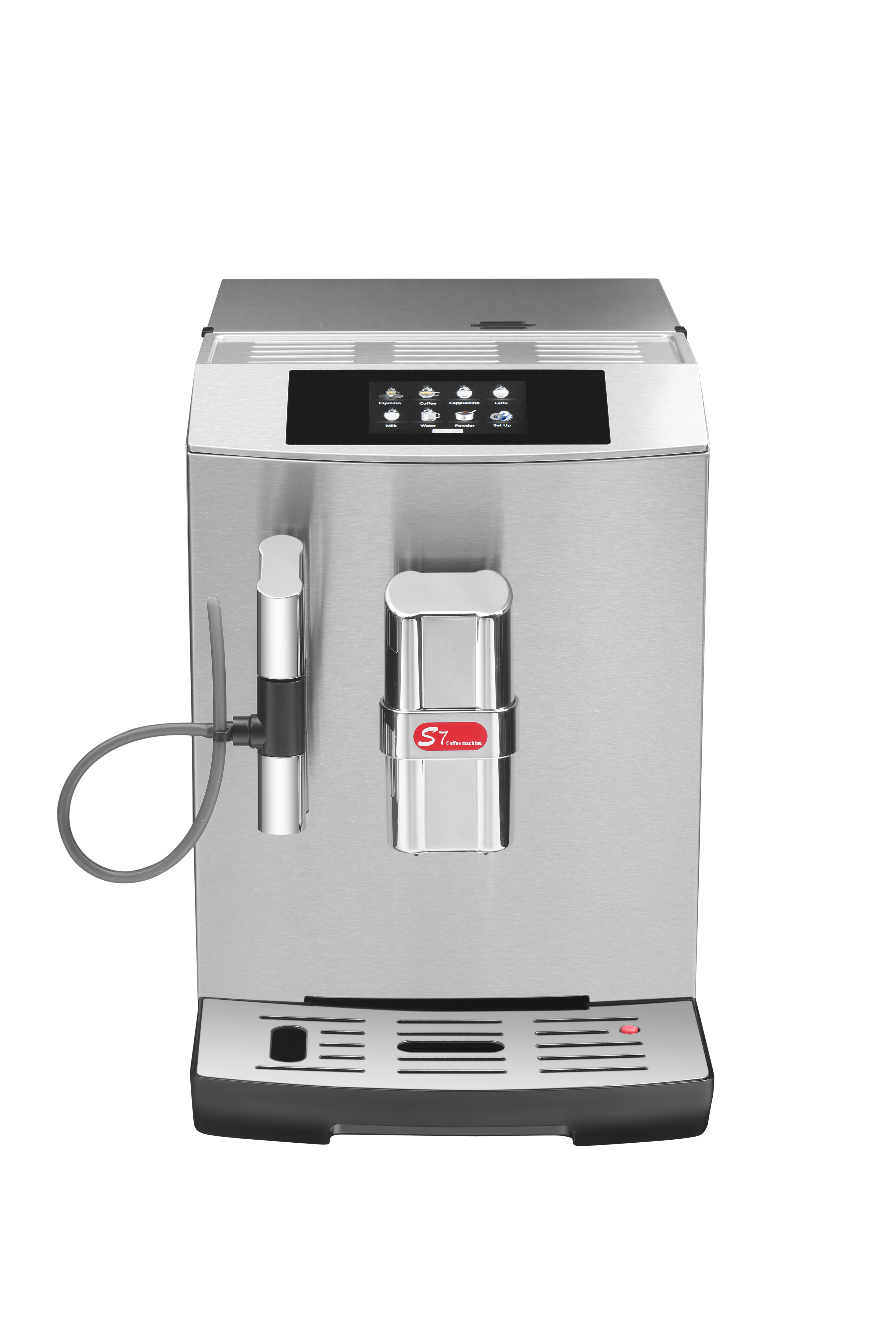 19 Bar ULKA fully automatic bean to cup espresso cappuccino housing home screen touch coffee maker machine