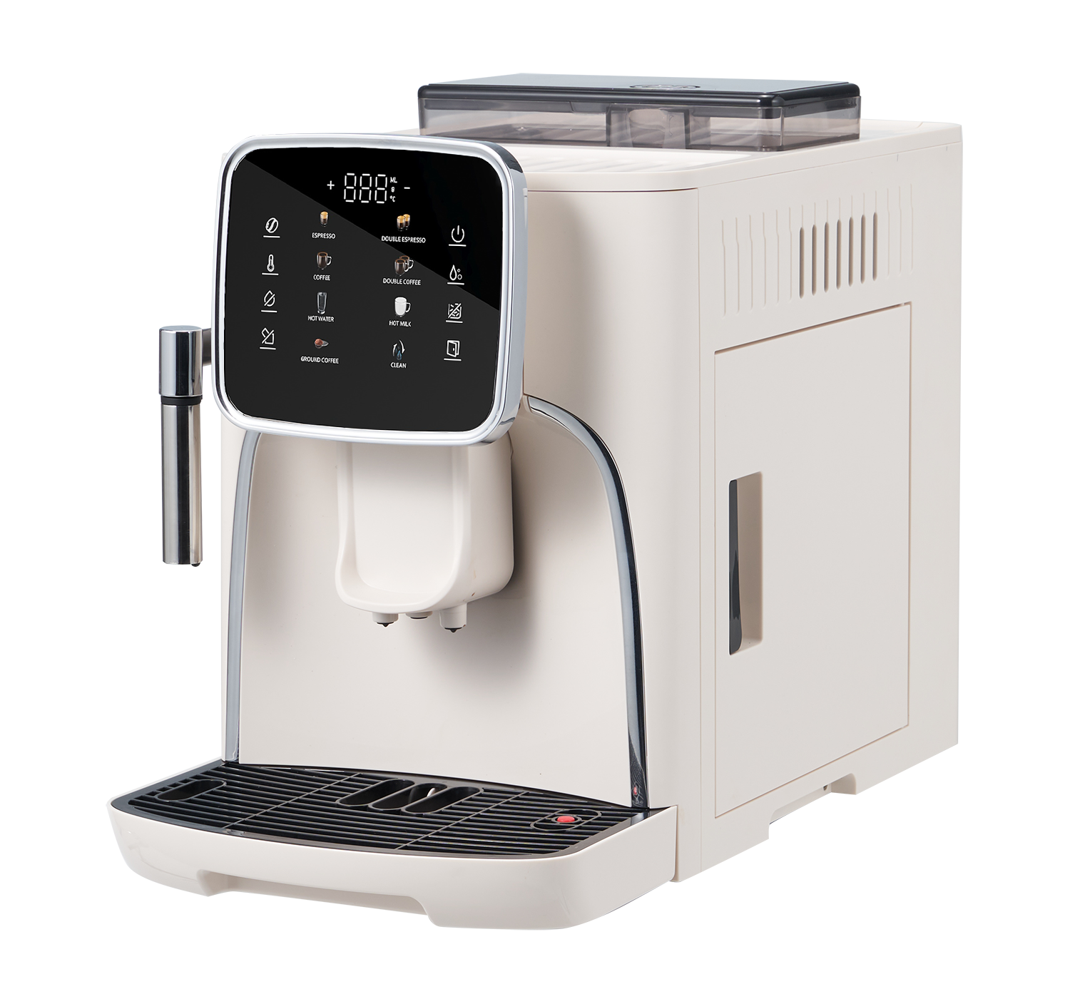 Single boiler fully automatic espresso coffee machine with grinder