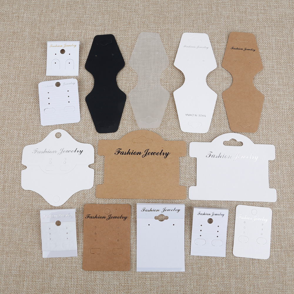 Custom logo card tag Jewelry Display Cards