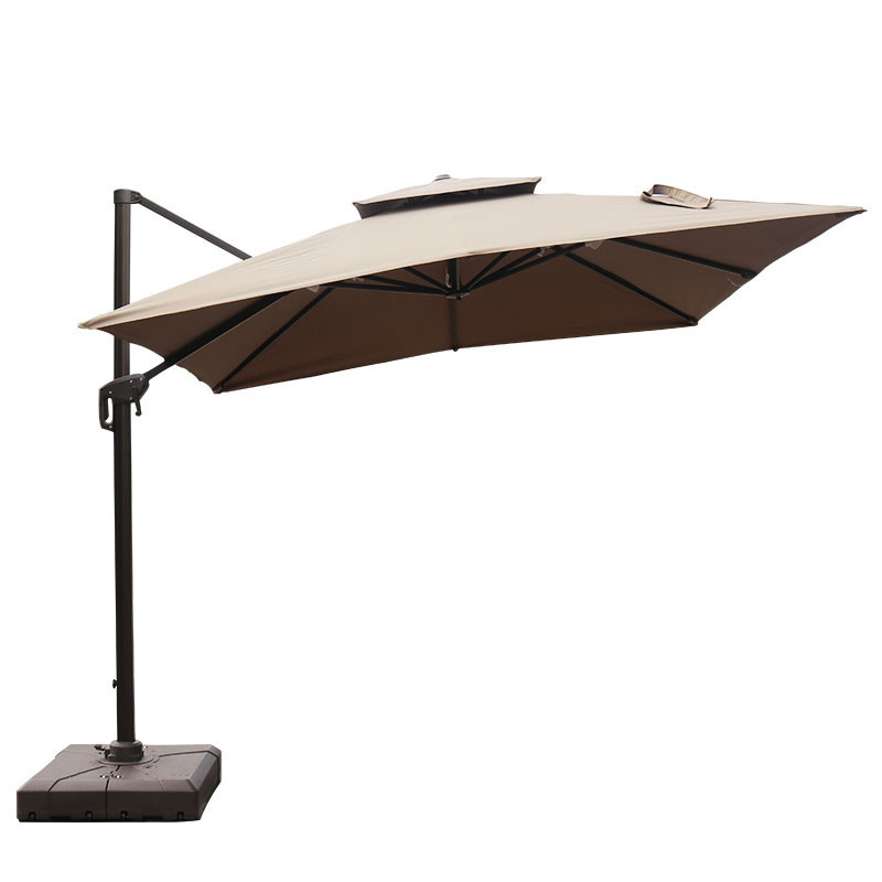 Factory Wholesale High Quality Hotel Large Commercial Garden Outdoor Automatic Umbrella Patio Umbrella