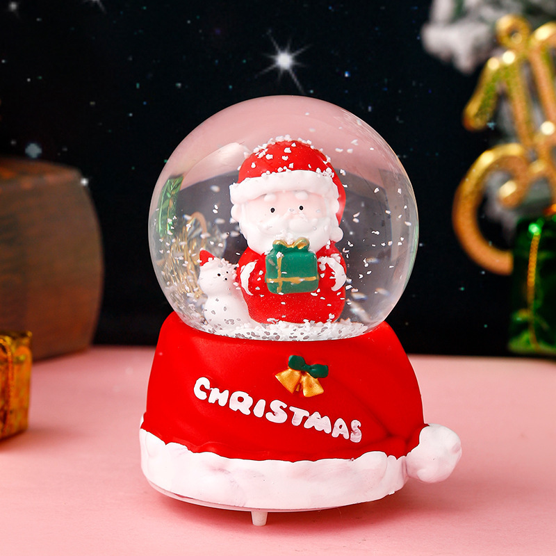 Honor Of Crystal New Arrival Custom Photo Water Globe Crystal Ball Christmas Series Snowman Snow Globe