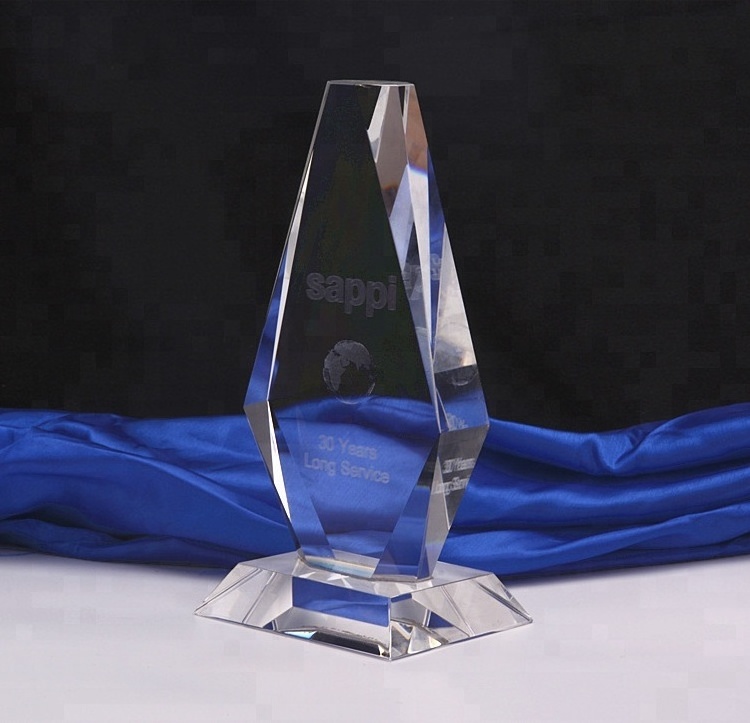 Wholesale Customized Blank K9 Glass Awards Crystal Awards Plaque Acrylic Clear Award