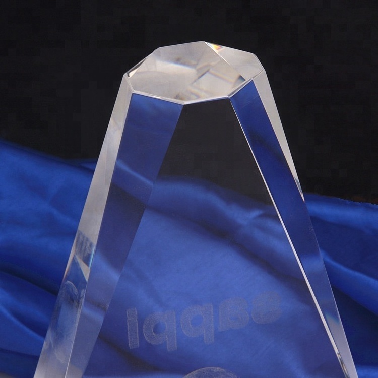 Wholesale Customized Blank K9 Glass Awards Crystal Awards Plaque Acrylic Clear Award