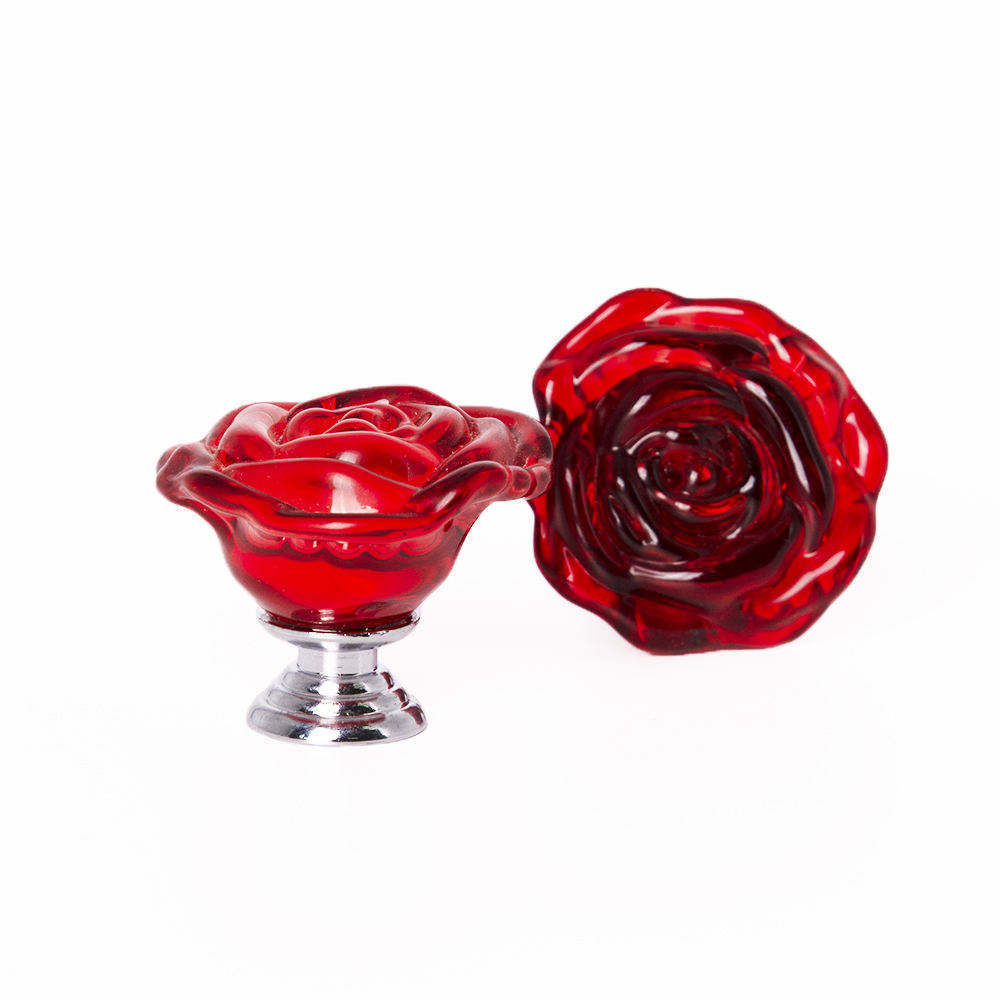 High Quality 40mm Crystal Furniture Handles Crystal Glass Cabinet Knobs In Bulk