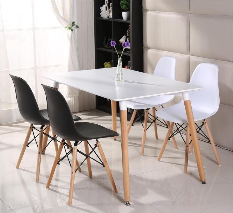 Minghao Modern Style Modern furniture cheap price dining restaurant table wood leg designer living room square wood table