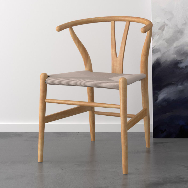 Restaurant Furniture And Solid Wood Nordic Style Design Wishbone Y Chair Carved Dining Chair Wholesale