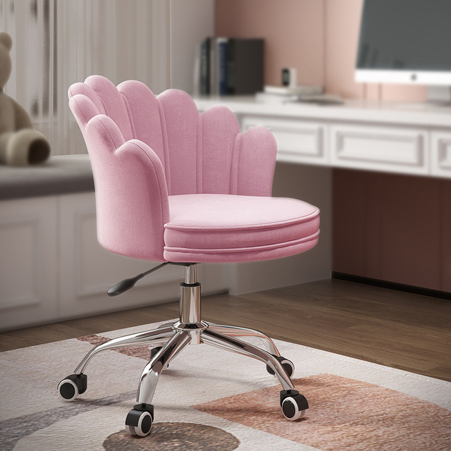 Velvet Seat Lift Office Chair Set Barstool Chair with Wheels with Rollers Swivel Fabric Iron Modern Tianjin 3 Year Under Normal