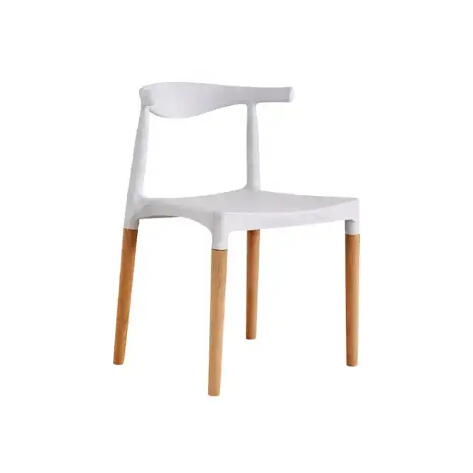 Poland Polypropylene Chair Furniture Thickening Factory Supplier Talent Restaurant Wooden Dining Tables And Chairs Set