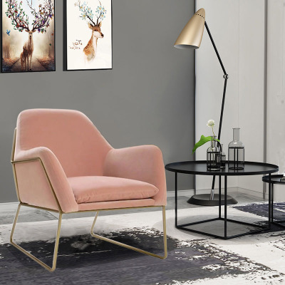 Free Sample Chairs Room Eleph Samt Single Armchair Wait Print Living Nordic Bedroom Lounge Balcony Leisure Set Metal Sofa Chair