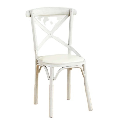 Rustic Vintage Style Bentwood Stackable Chair Wooden Crossback Chair Restaurant Bistro Chair