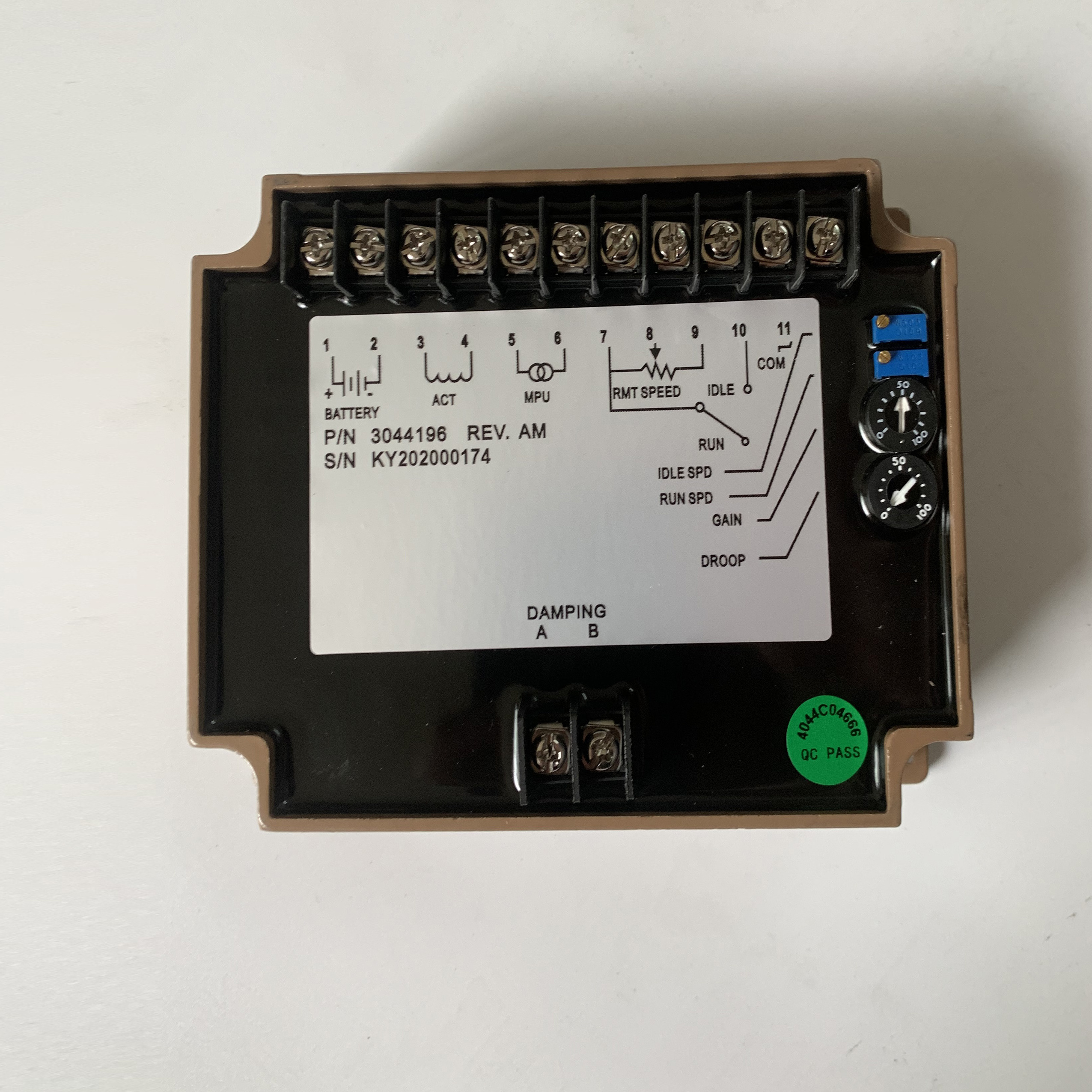 Generator Engine Speed Controller Governor Control Unit Efc 3044196 - Buy 3044196,Speed Controller 3044196,Efc 3044196 Product