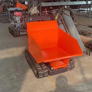 Hot cheap small mini dumper 300-500kg mini track dumper china crawler dumper mini transporter For Construction